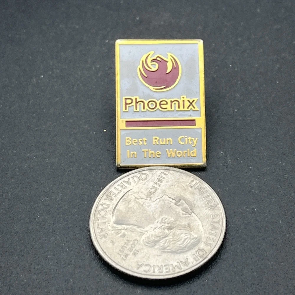 Phoenix Arizona Best‎ Run City In The World Lapel Hat Pin